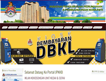 Tablet Screenshot of eperumahan.dbkl.gov.my
